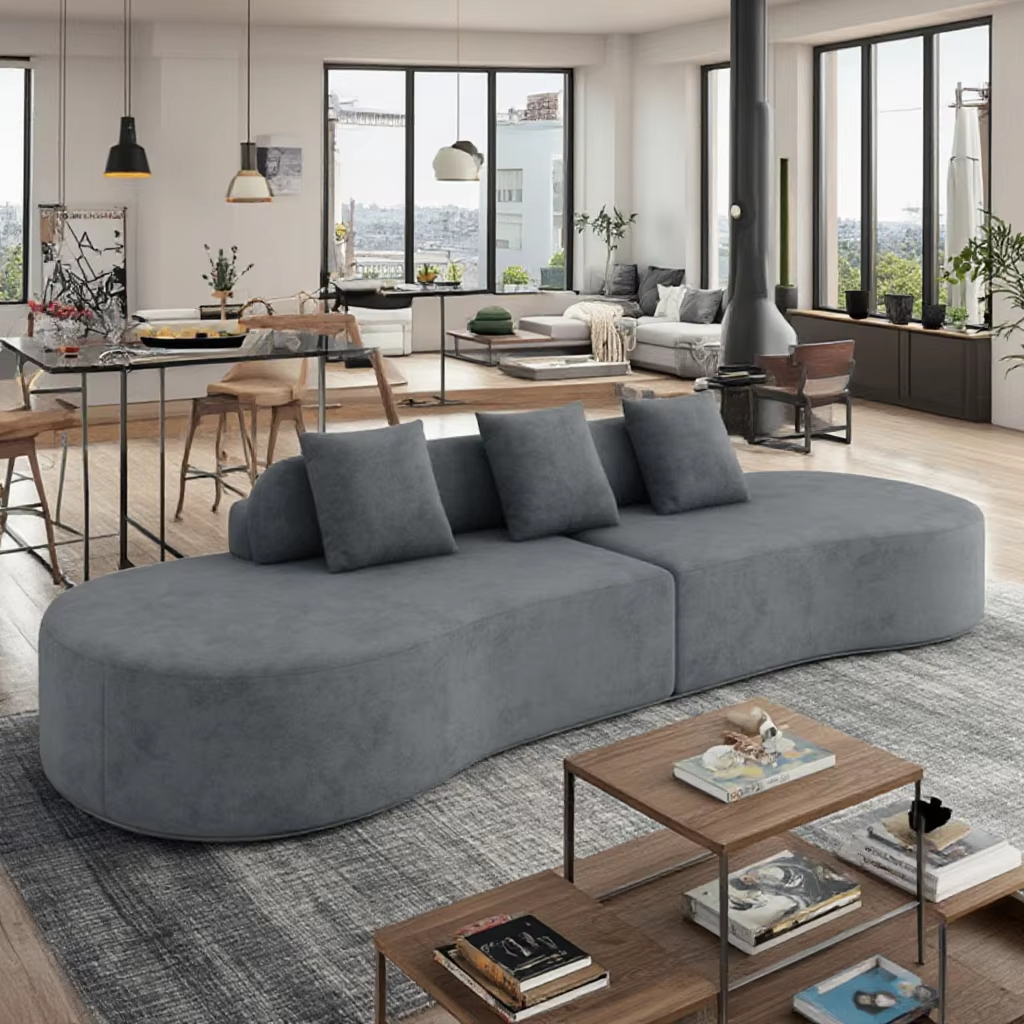 Multi-functional Couch Long-lasting comfort Sofa Sleeper Sofa with Foam Mattress Without Metal Frame - Image 3