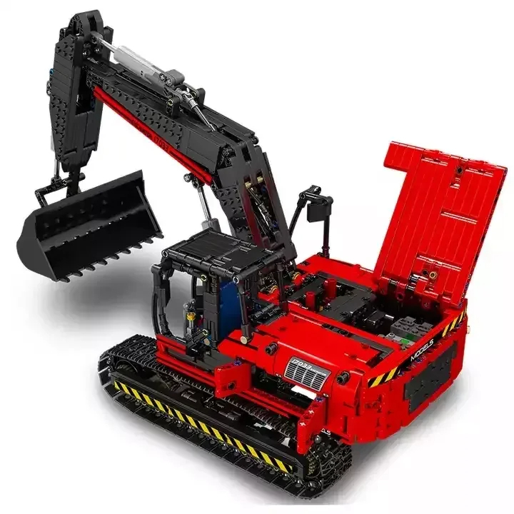 High-Tech Toys Compatible 8043 Motorized Excavator Toys Model Building Blocks Bricks Engineering Toys - Image 2