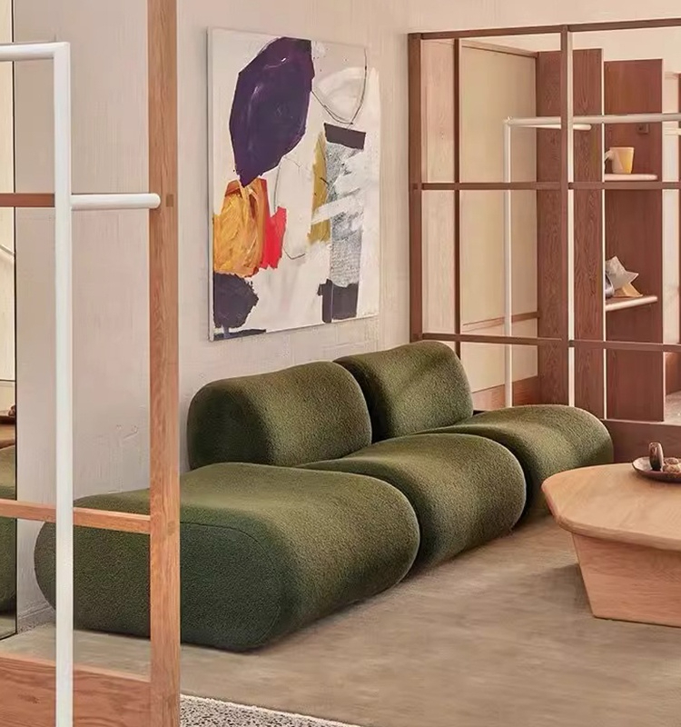 Luxury Vacuum Compressed Foam Sectional Sofa Set Modular Corner Couches for Living Room Convertible Modular Compression Sofa - Image 2