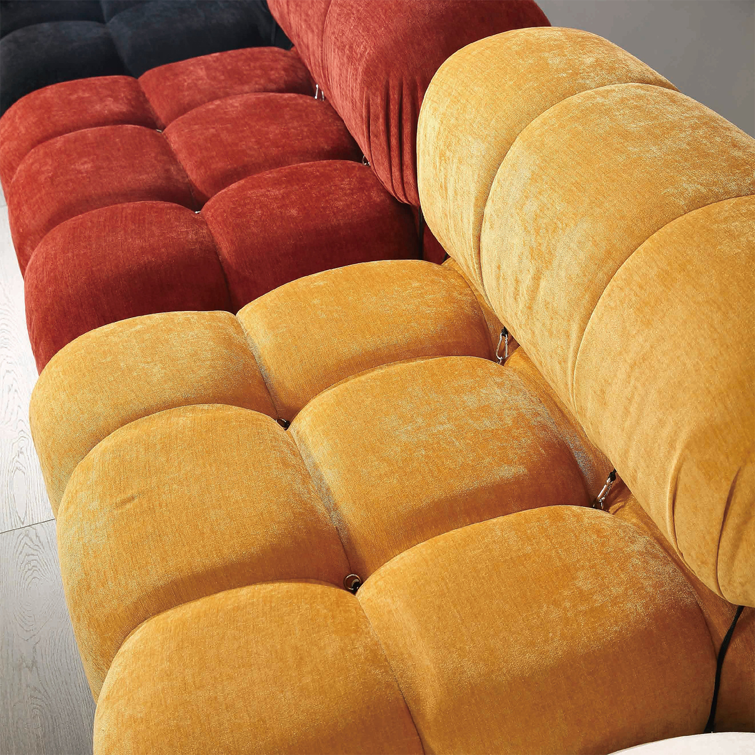 Corner Couch Set Modern L Shape Sofa Sectional DIY Tufted Sofa - Image 3