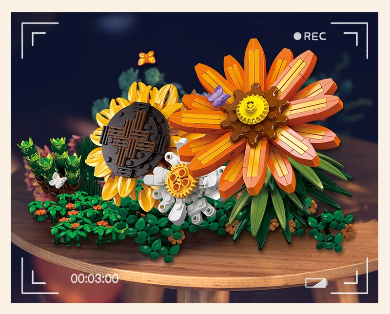 Brick Toy Lego 2025 Kids Climbing Tiger Potted Plant Bricks Toy - Image 3