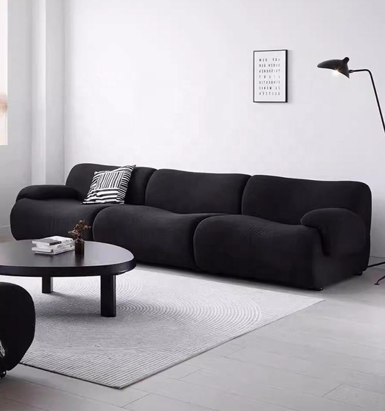 Luxury Vacuum Compressed Foam Sectional Sofa Set Modular Corner Couches for Living Room Convertible Modular Compression Sofa