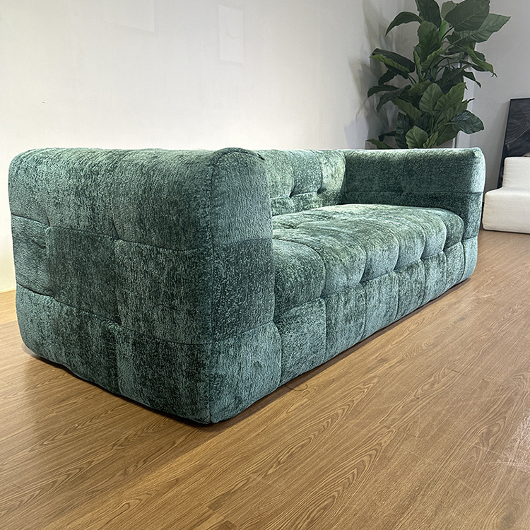 Conveniently Compact Modern Reclining Modular Bed Sofa Set Living Room Furniture Vacuum Packaging Compression Foam Sponge Couch - Image 2