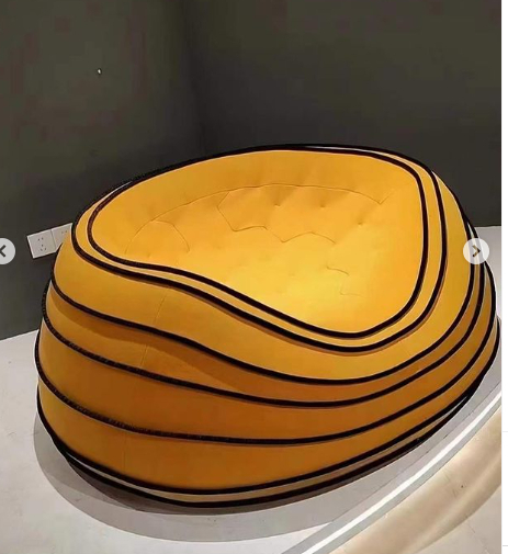 Egg Shape Memory Foam Lazy Couch Chair - Image 4