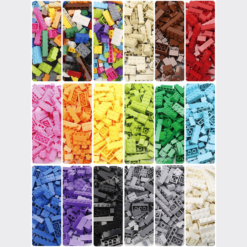 Creative Educational 1000pcs Bulk Building Blocks Stackable Toys for Kids - Image 3