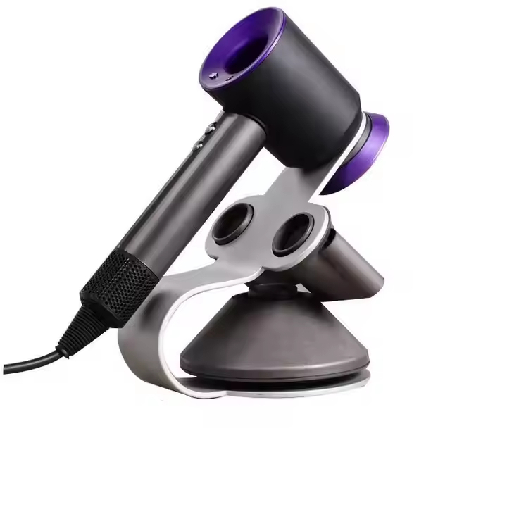 White Hair Dryer Holder Bathroom Organizer Hair Dryer Stand Holder for Dyson Supersonic