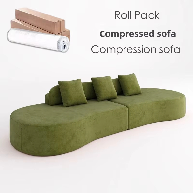 Multi-functional Couch Long-lasting comfort Sofa Sleeper Sofa with Foam Mattress Without Metal Frame - Image 5