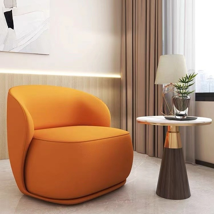 2025 Modern Luxury Single Sofa Chair Convertible Velvet Fabric Living Room Hotel Lazy Chair Foam