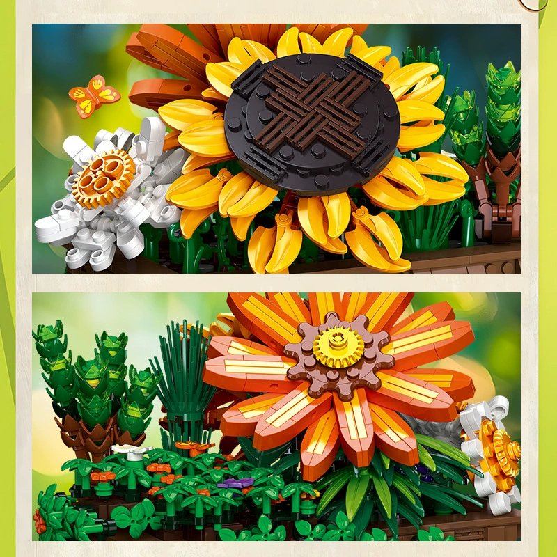 Brick Toy Lego 2025 Kids Climbing Tiger Potted Plant Bricks Toy - Image 4