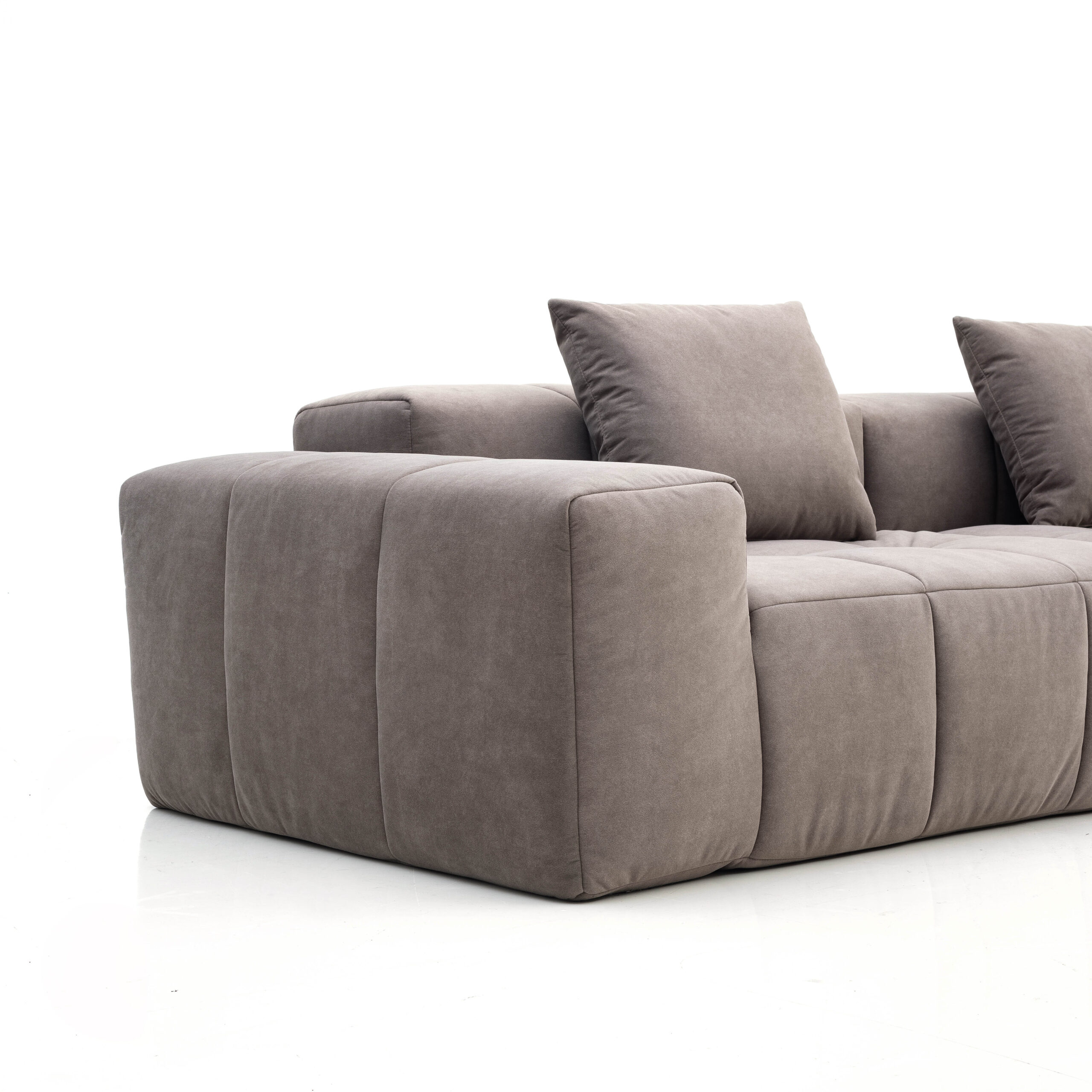 Living room square compression foam sofa vacuum packing suit modular combination lounge compression sofa - Image 3