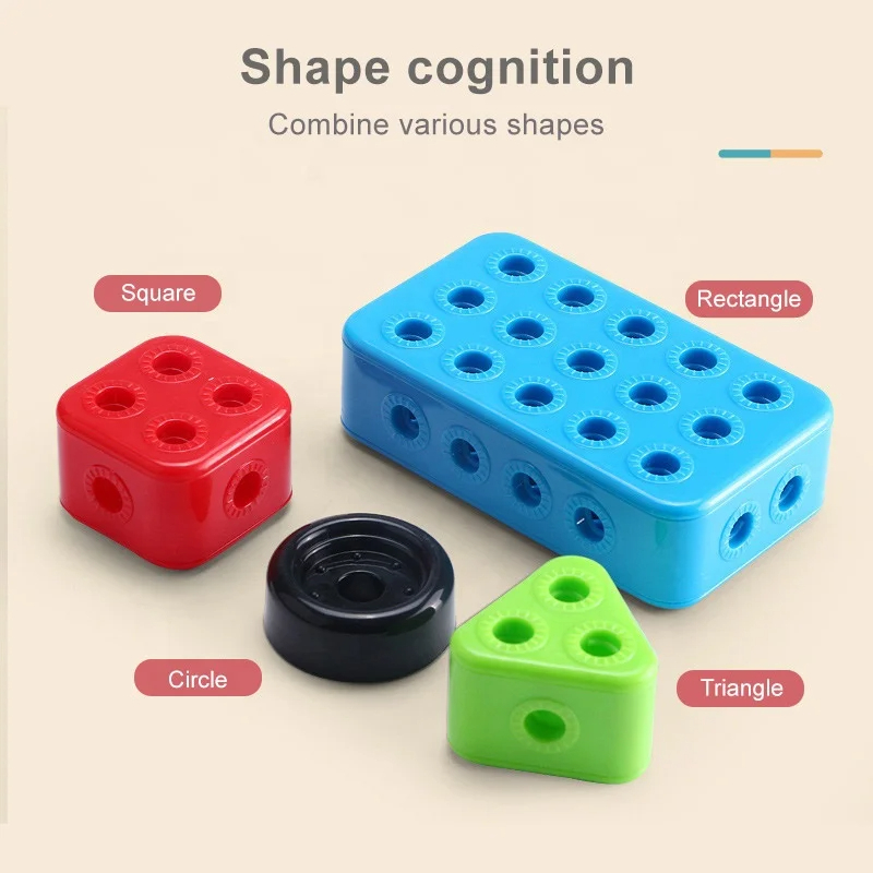 Child Screw Toys Electric Drill Tool Box Develop Creative Building Block Boys Educational Building Block Nut Assembly Toys - Image 2