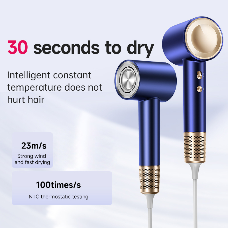 air Dryer Set Wall Mount Stand Ionic Brushless AC Motor Diffuser Hair Drying Hotels Outdoor RV Car Travel - Image 2