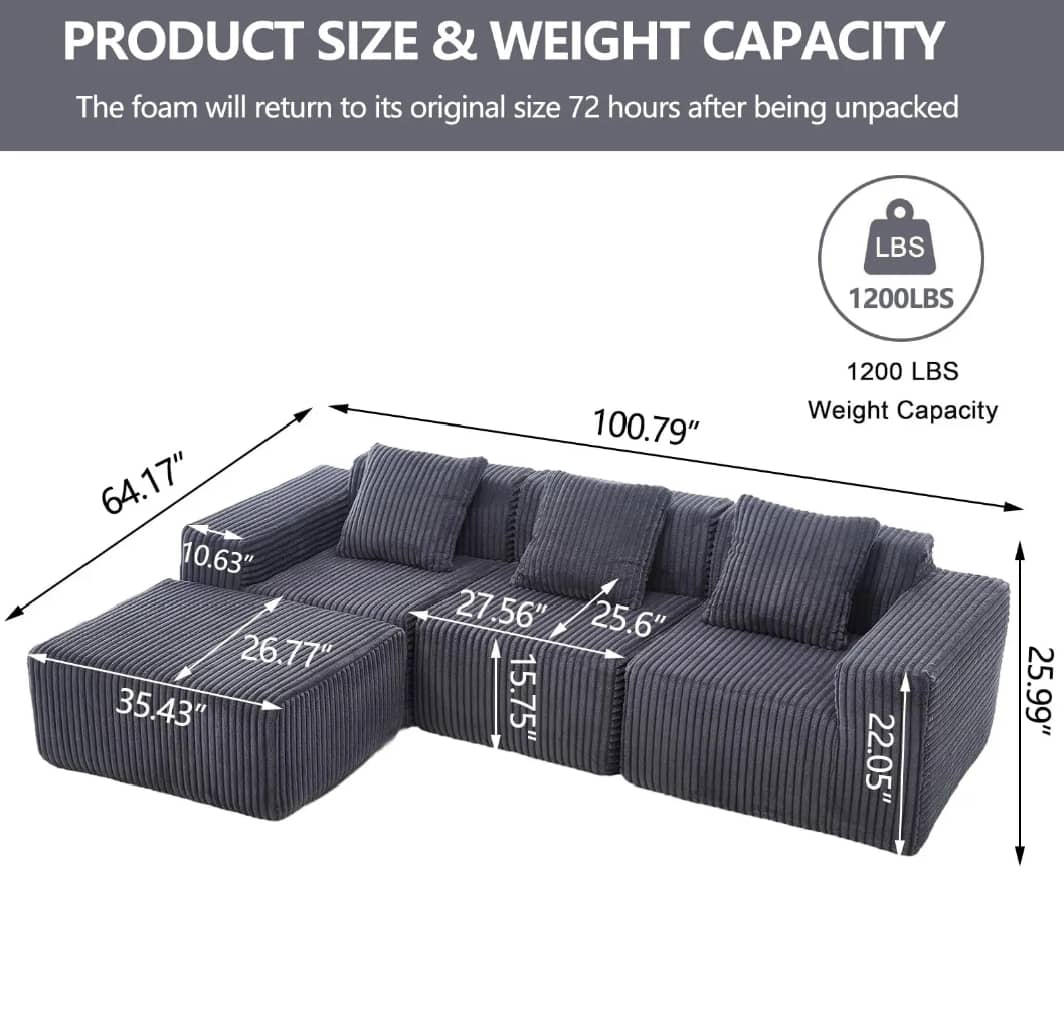 Modern Modular Seal Foam Couch and Chair Set Good Price Living Room Furniture with Decor Park Application - Image 4