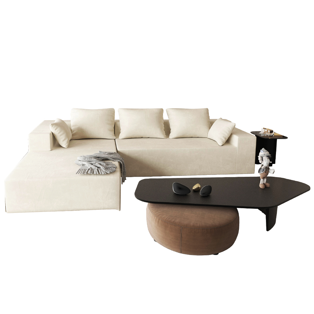 Modern Modular Kids Adult Foam Combined Sofa Couch Compress Sofa Set in Box Vacuum Compressed Sofa - Image 3