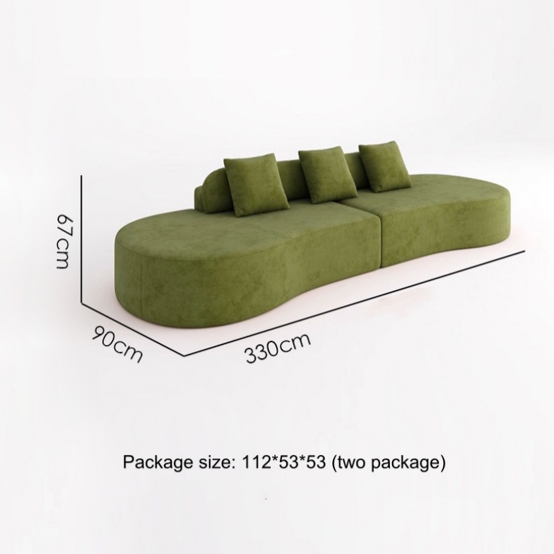 Multi-functional Couch Long-lasting comfort Sofa Sleeper Sofa with Foam Mattress Without Metal Frame - Image 2