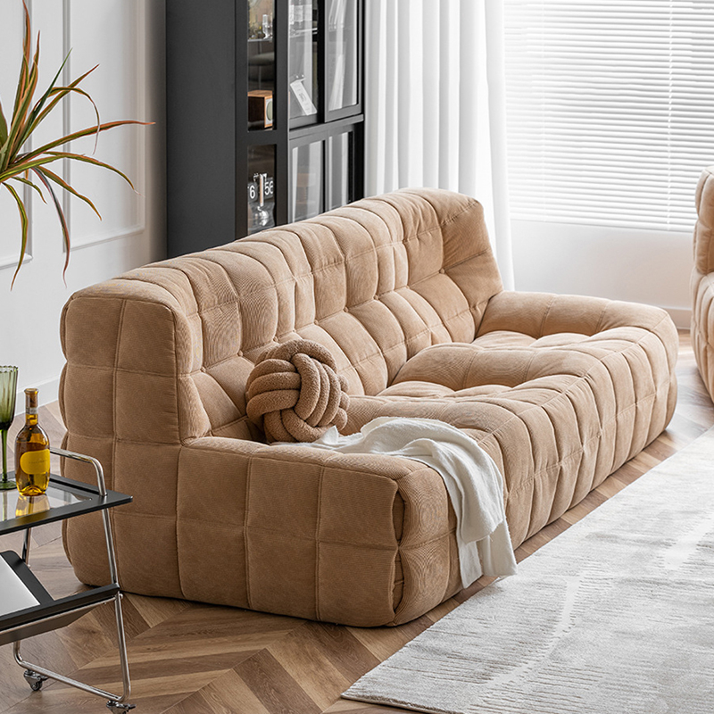 Modular Minimalist Compressed Vacuum Foam Sofa Set Home Villa Apartment Comfortable Bed Sponge Living Room Sectional Couch - Image 2