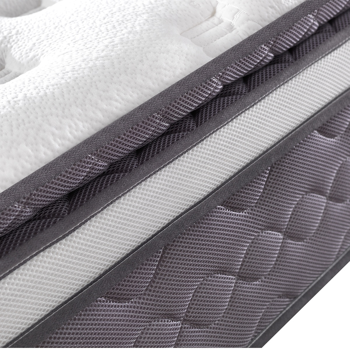 Hypo-allergenic 13 Inch Vacuum Roll up Packing Queen King Size Latex Pocket Spring Mattress in a Box - Image 2