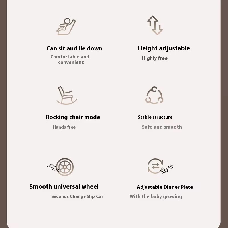 Dine, Rock & Relax – The All-in-One Chair for Modern Babies! - Image 8